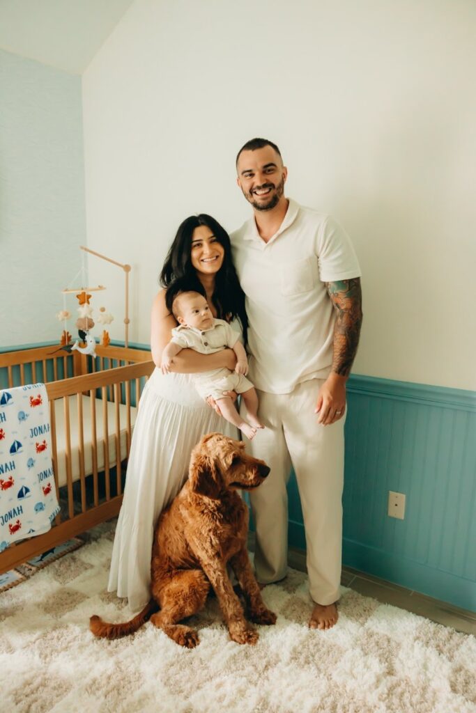 Little Elm in-home newborn photographer